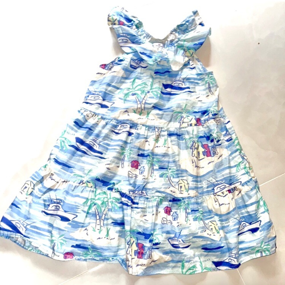 Vineyard Vines Girls Sleeveless Summer Dress